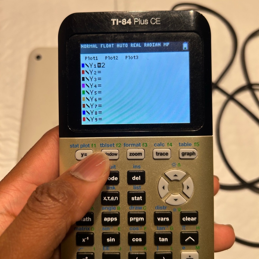 Texas Instruments TI-84 Plus CE Graphing Calculator Tested WITH Case Cable Gold - Picture 3 of 11